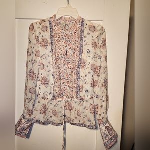 Joie silk blouse XS